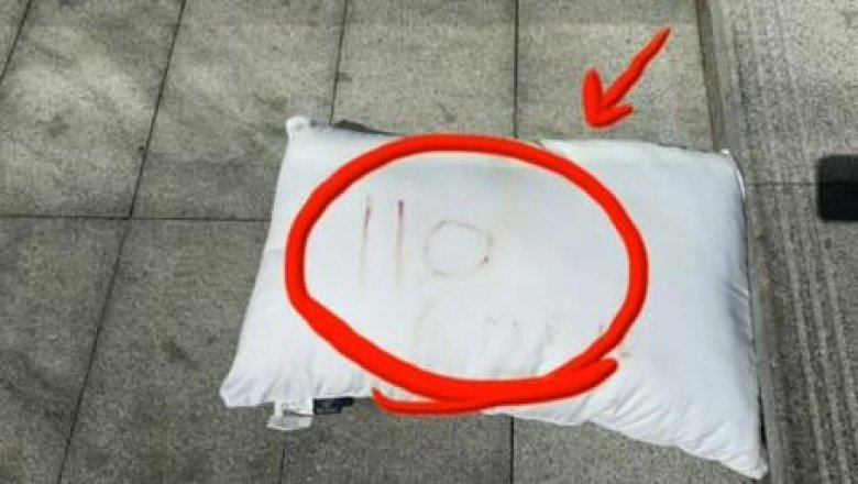 Plea scrawled in blood on a pillow saves Chinese woman trapped in locked room for 30 hours