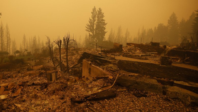 Climate-driven wildfires are reversing clean air progress, new report says