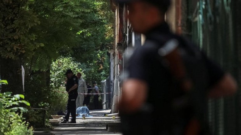 Prominent Ukraine politician shot dead in street by gunman reportedly disguised as delivery driver