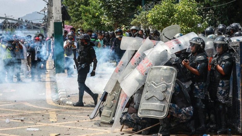 Nepal police fire on people protesting against social media restrictions, reportedly killing at least 14