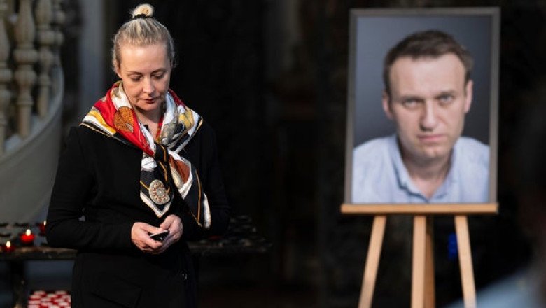 Alexei Navalny was poisoned before dying in Russian prison, his widow says, citing lab tests