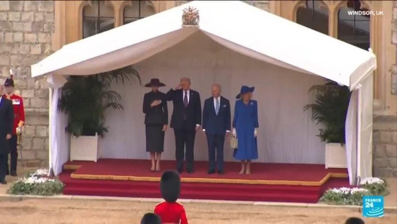 King Charles III gives Donald Trump royal welcome on UK state visit