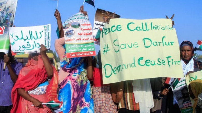 75 killed in Sudan displacement camp by RSF drone strike, aid group says, as U.N. says civil war escalating