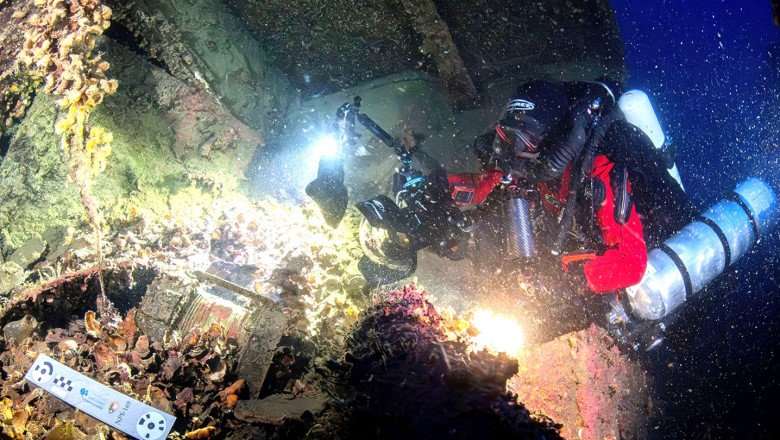 First artifacts recovered from Titanic sister ship Britannic, which sank in 1916