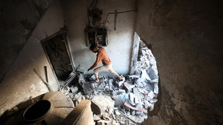 Hamas urges Israel to halt strikes on Gaza City as it searches for two hostages